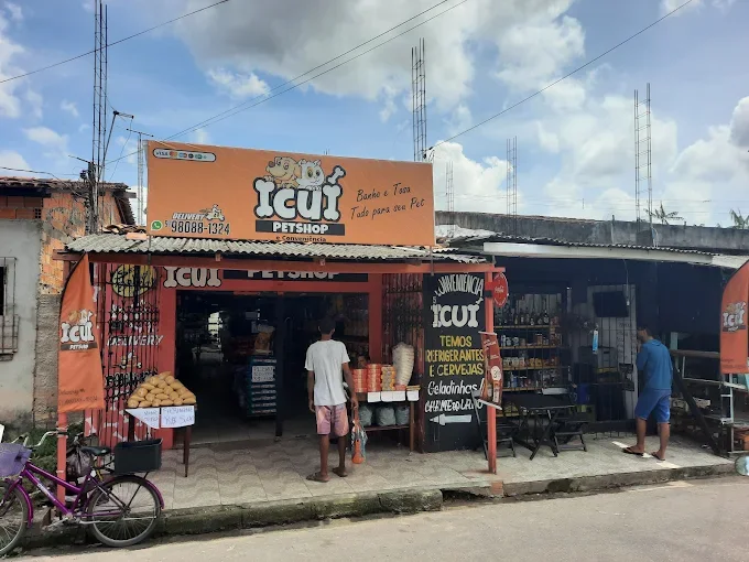 Fachada real da ICUI Petshop e Conveniência